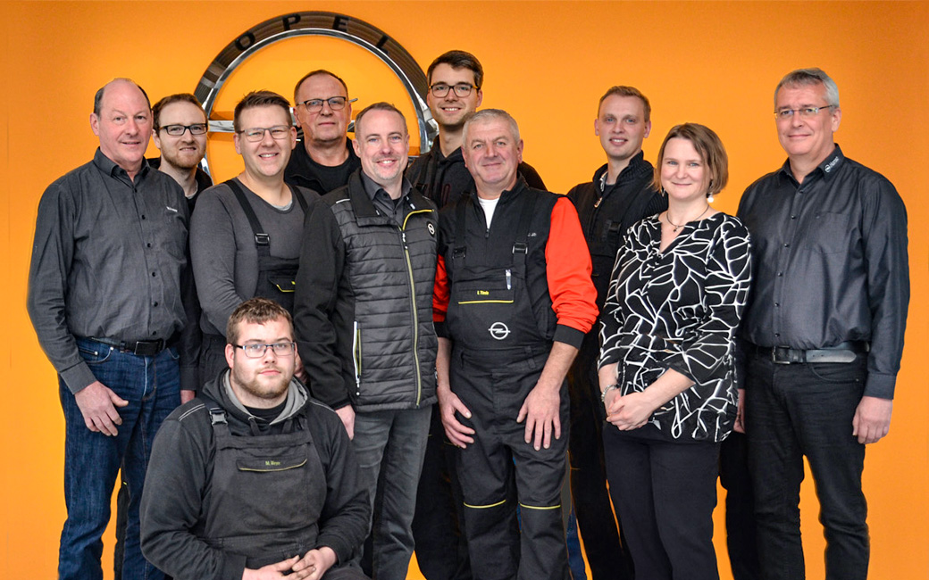 Das Team vom Autohaus Hansa